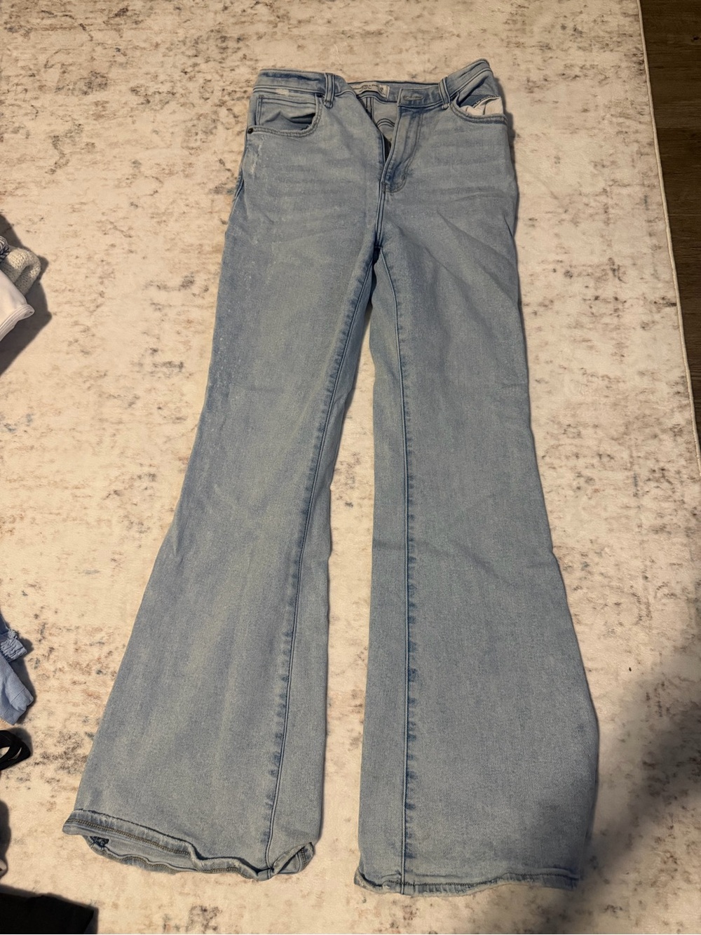 Abercrombie & Fitch Light Blue Bootcut Jeans